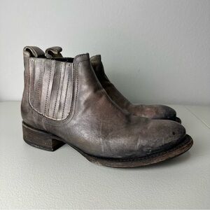 Freebird by Steven Men’s Brown Gray Distressed Leather Argo Chelsea Boots Size 9